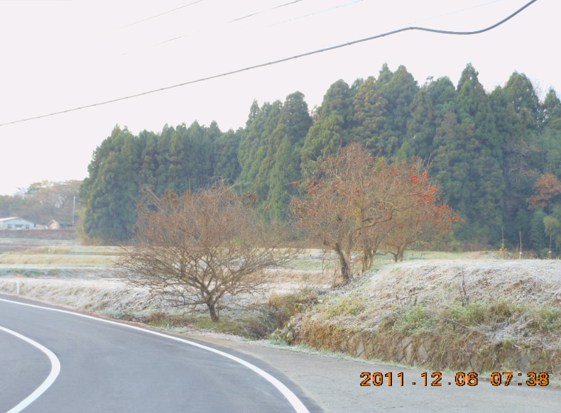 奥能登の冬は天気が変わりやすいので 傘を携帯した方がいいです2011-12-11