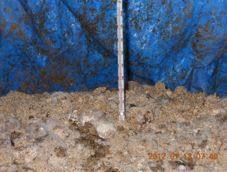 牛ふんボカシできました 2012-07-17