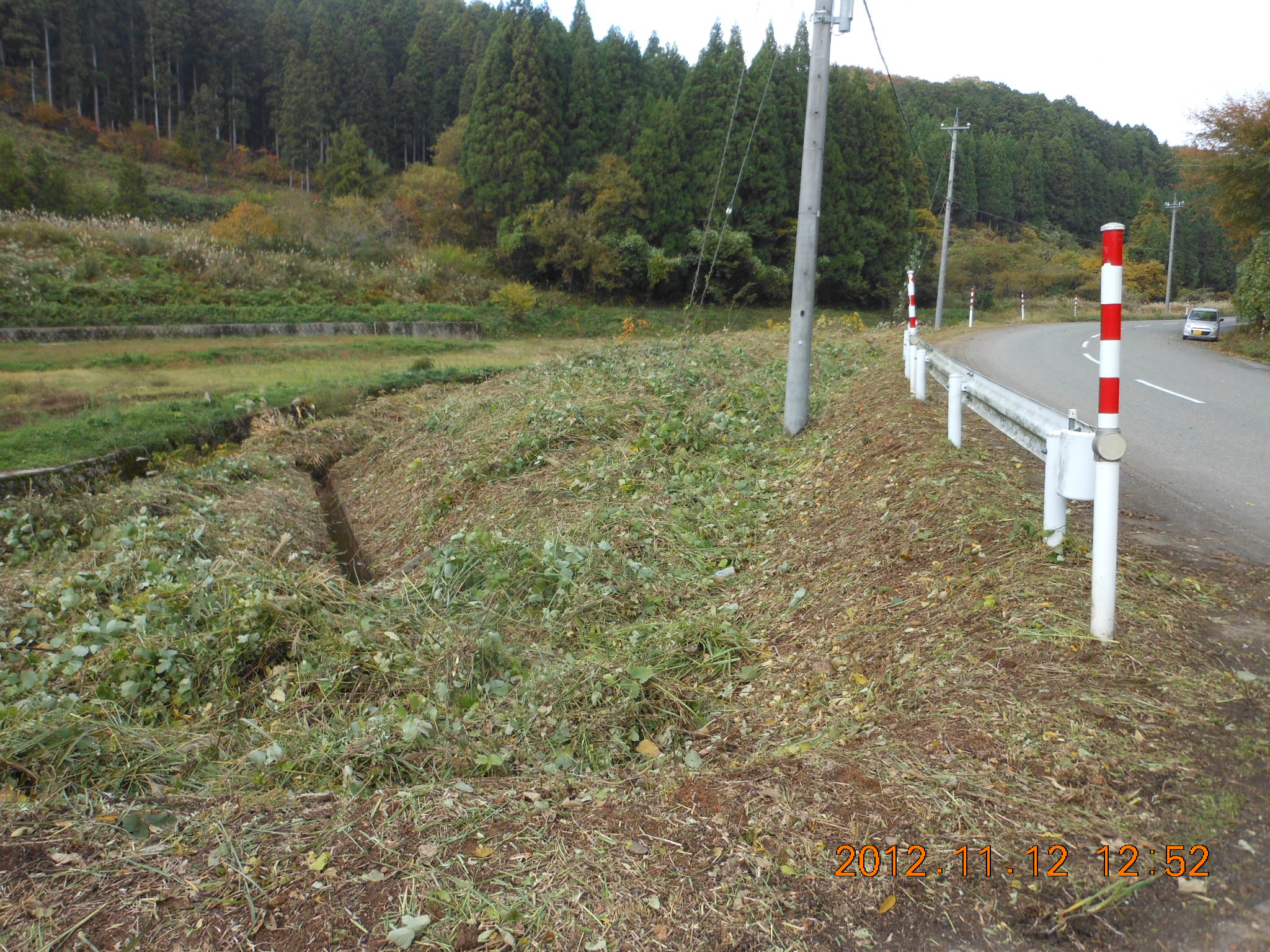 草刈りは大体終わった 2012-11-12