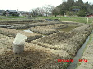 6号圃場の整備終り(その2) 2013-04-16