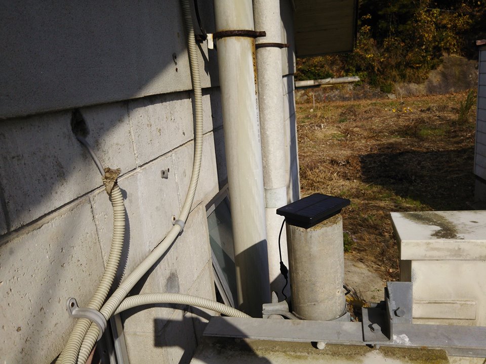 セパレート式のライトを甲駅のトイレに置きました-2016-11-22