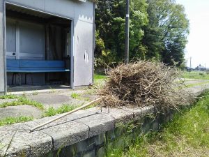 備中鍬のまん中の刃が折れました 2017-05-08