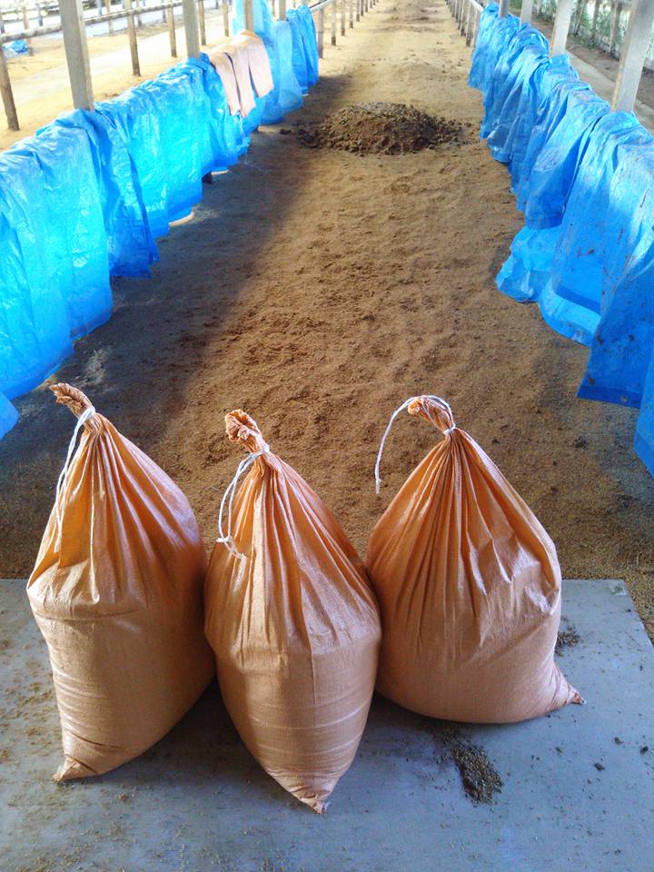 瑞穂のコイン精米所で米ぬか3袋もらって来ました-2017-07-07
