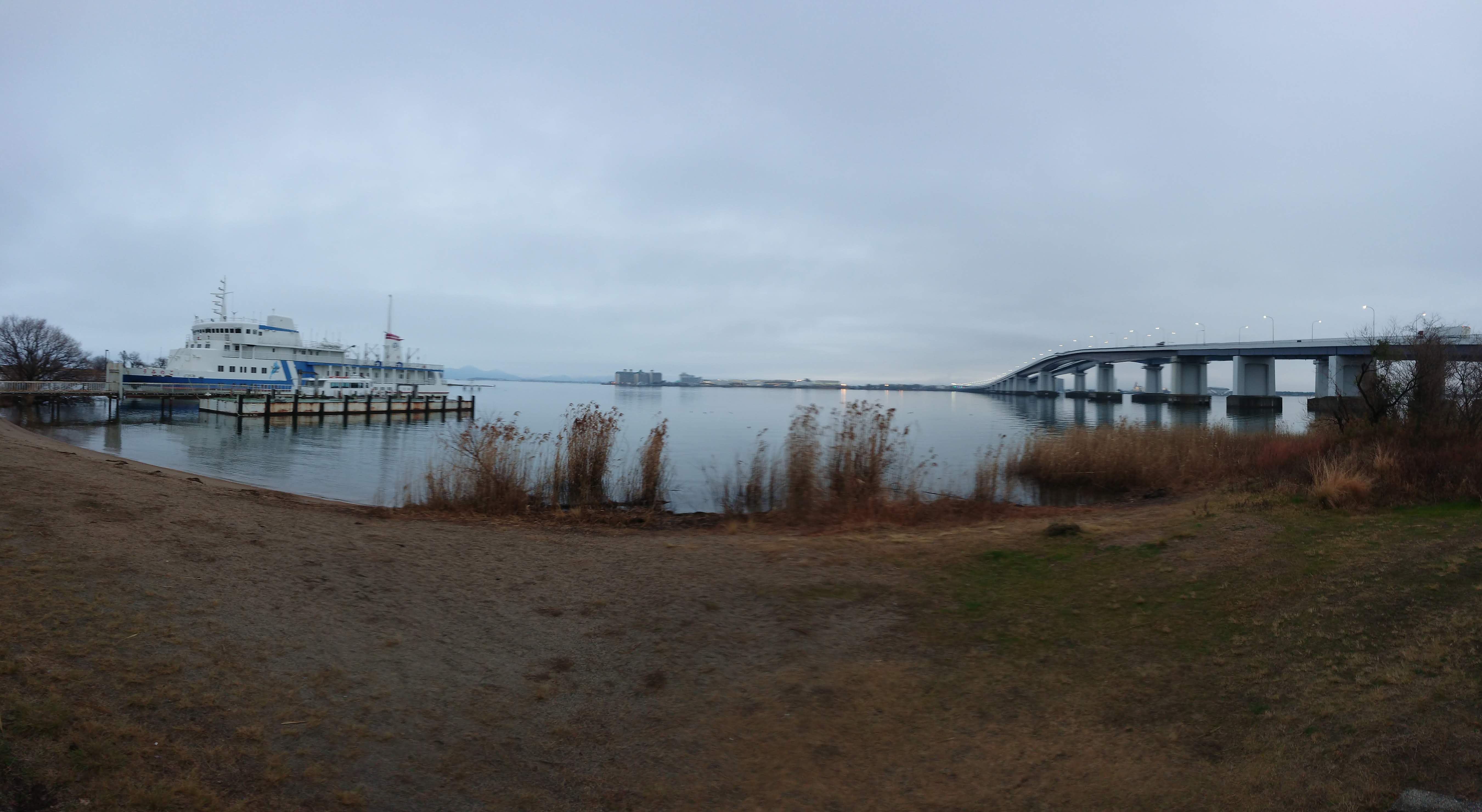 道の駅の琵琶湖大橋ですが、休憩中に失敗したぽい-2020-01-23