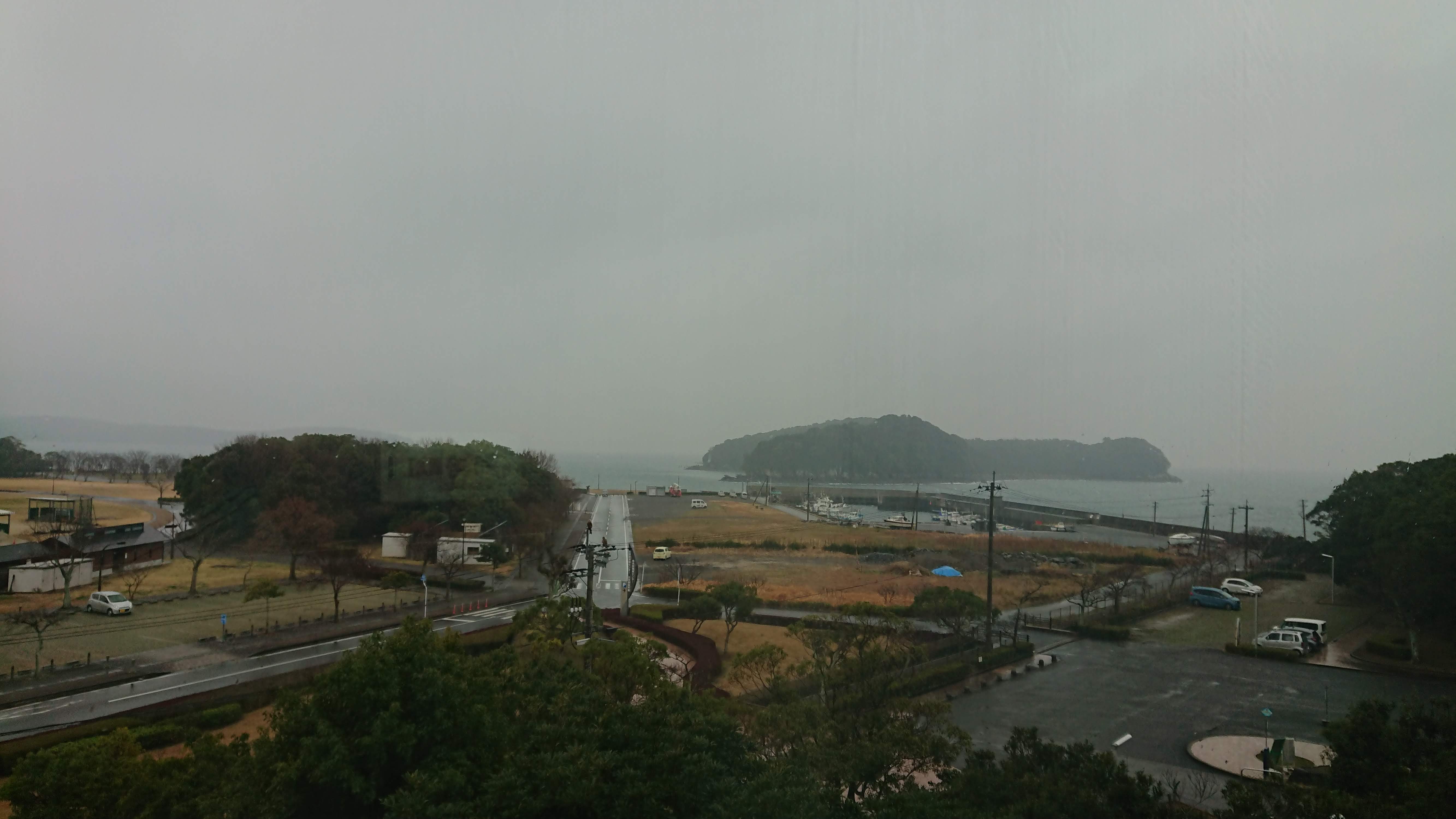 水俣市着きました。雨です-2020-01-25