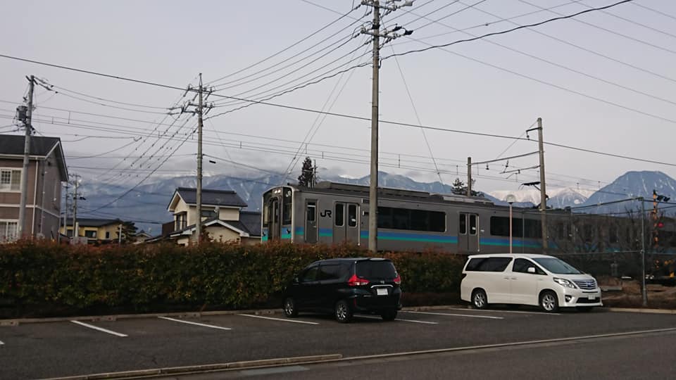 穂高神社に初詣に来てます-2020-02-14