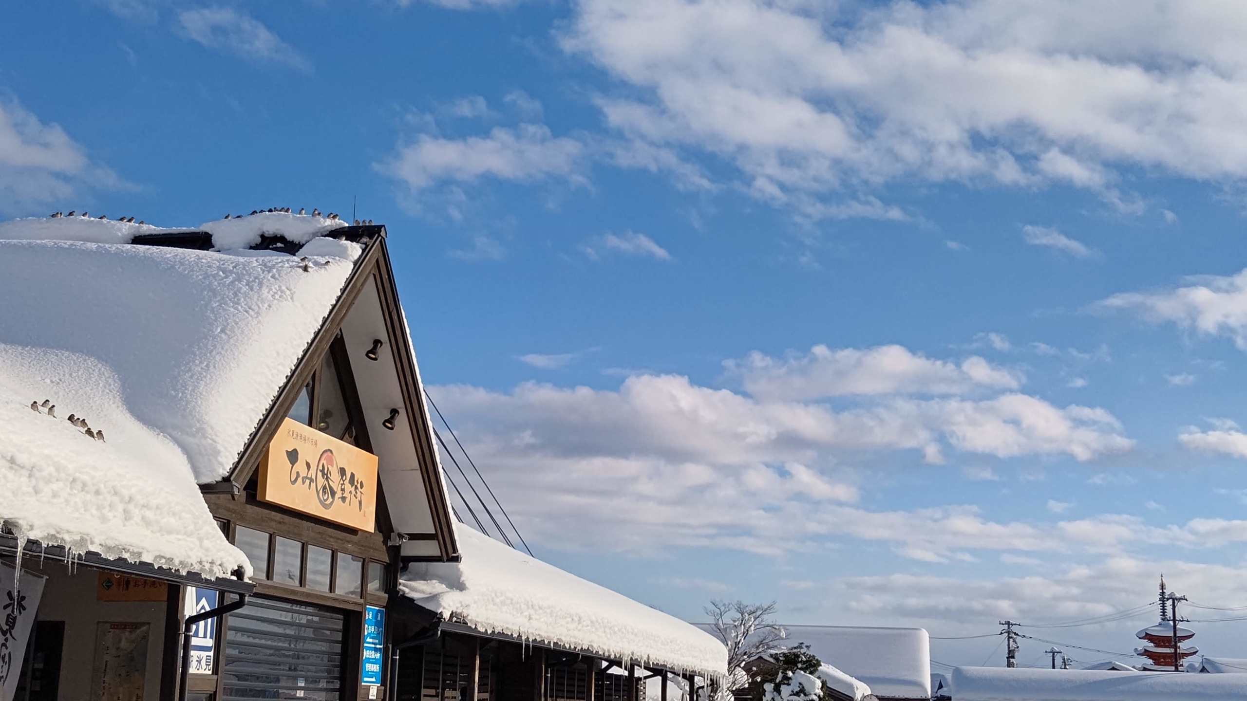 道の駅の氷見(ひみ)まで戻りました-2021-01-10