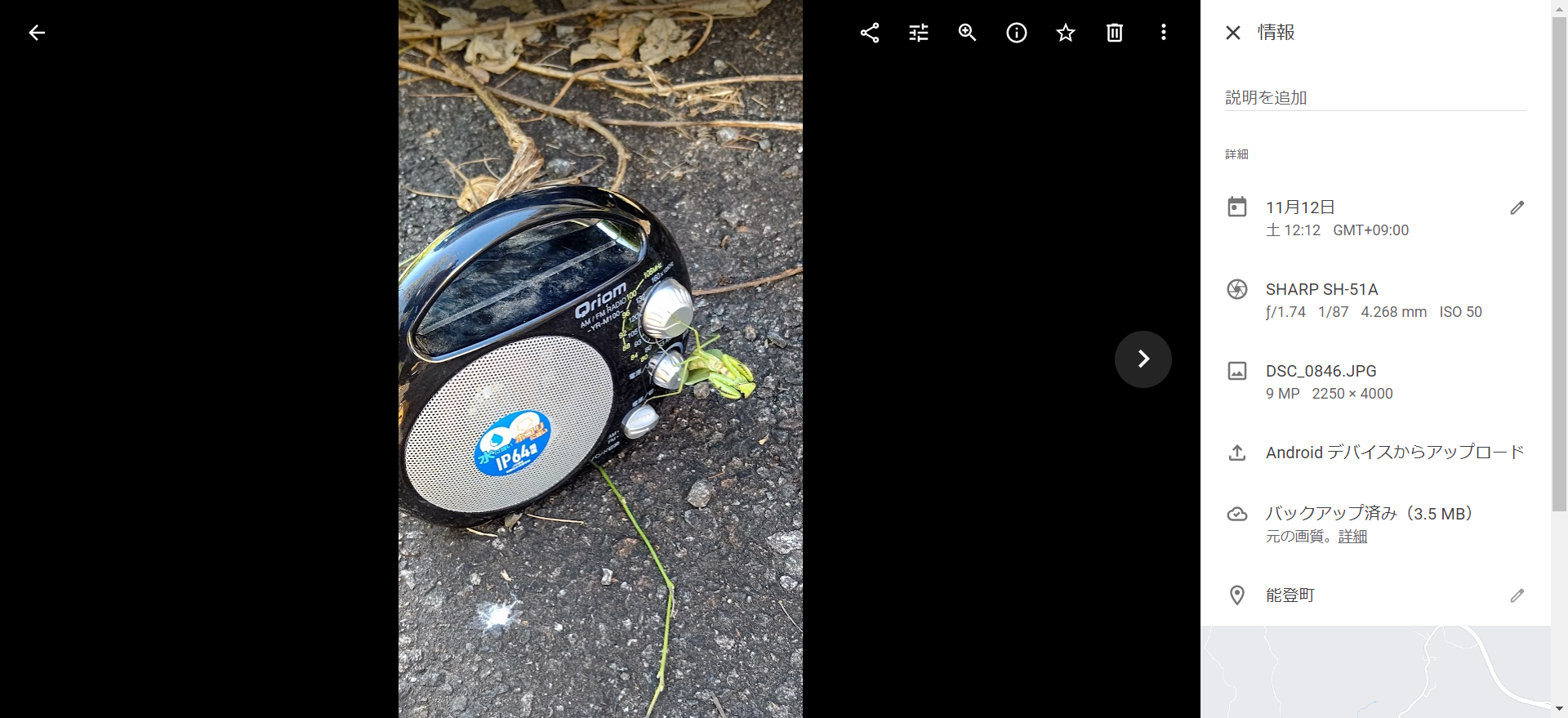 休憩時間です。カマキリと遊んでました-2022-11-12