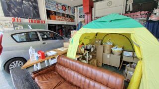 穴水町の改装中のGSでオイル交換してもらいました-2025-07-12