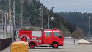 今日穴水消防署に被服一式返納しました-2025-03-11