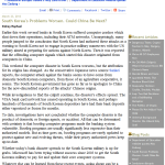 Blog- South Korea's Problems Worsen. Could China Be Next