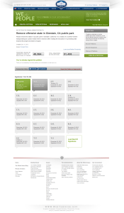 Remove offensive state in Glendale, CA public park - We the People- Your Voice in Our Government 2013-12-20 08-18-37