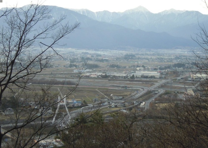 アルプス公園　日が暮れて 2010-12-18