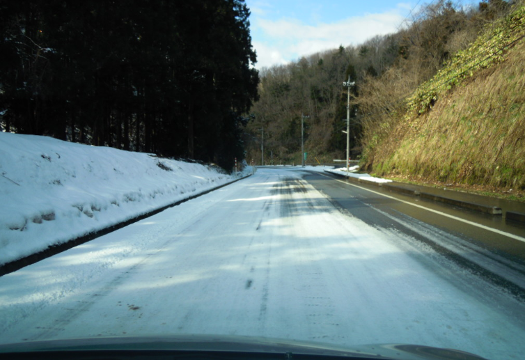 朝は雪が積もってました 2011-03-18