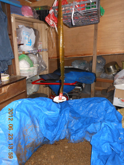 ぼかし肥料（鶏ふん）完成 2012-07-01