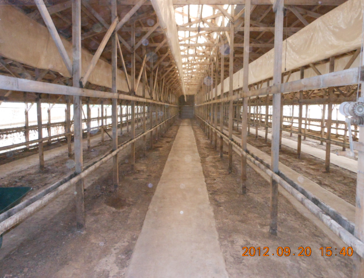 ボカシ製作所の掃除 2012-09-20