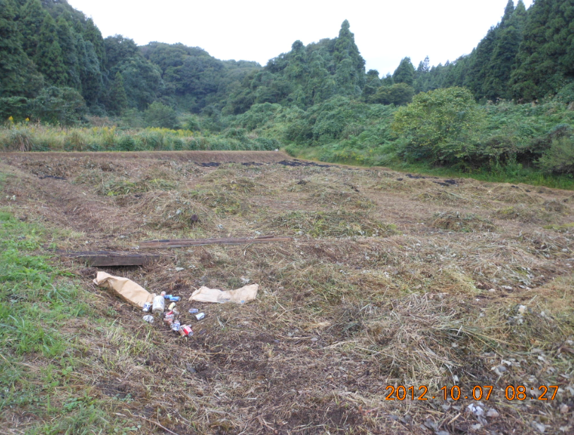 野焼き２日め 2012-10-07
