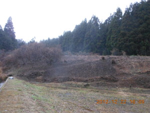 残渣（ざんさ）堆肥作り 2012-12-27