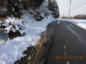 踏み込み温床作り（２） 2013-01-04