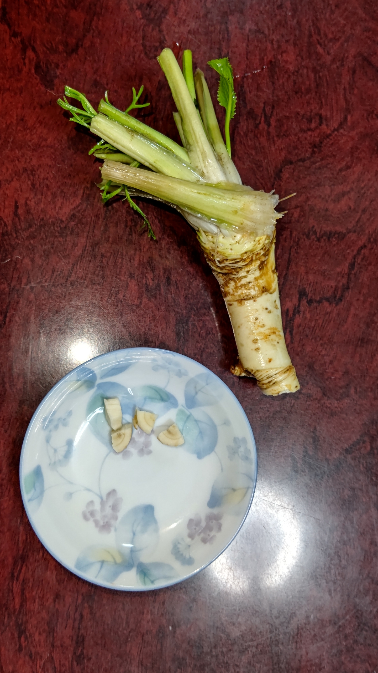 ワサビダイコンの地掘り苗を注文してましたが今日届きました-2020-10-30