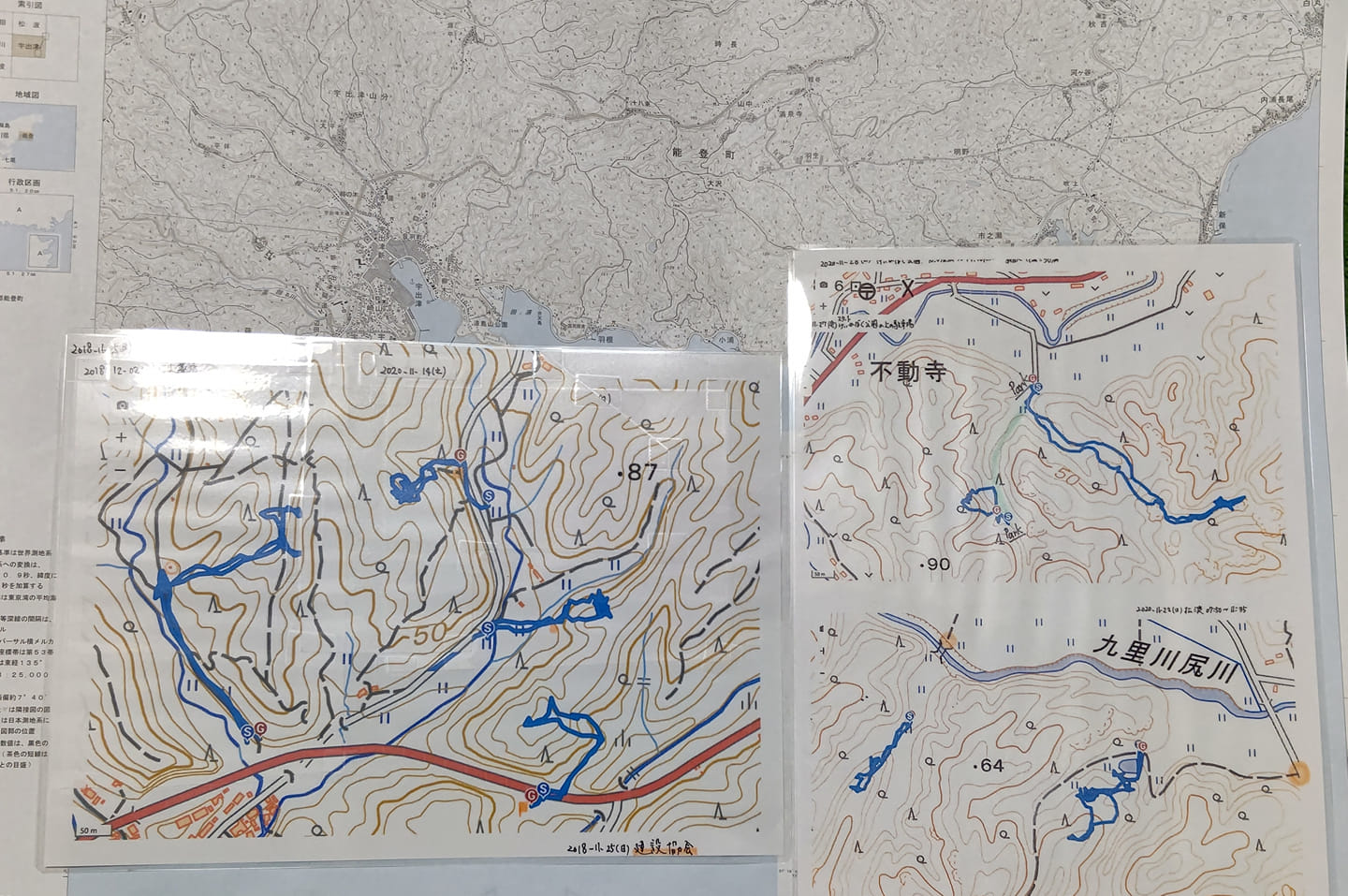 3年間の経験から、ウラジロ採取した場所を地図上にまとめてみた-2020-12-13