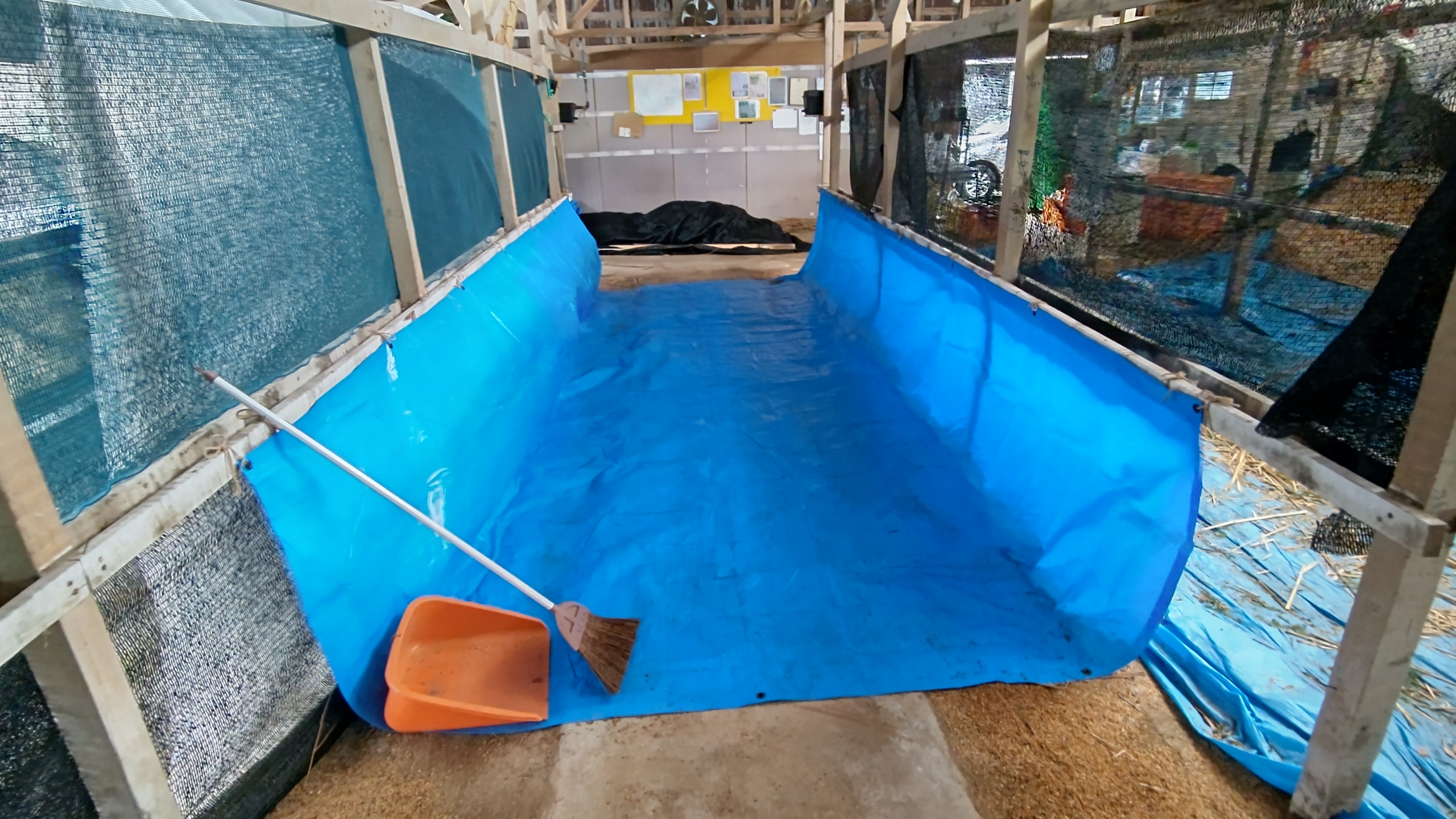 雪の中ですが、作業場所の掃除をしました-2022-12-22